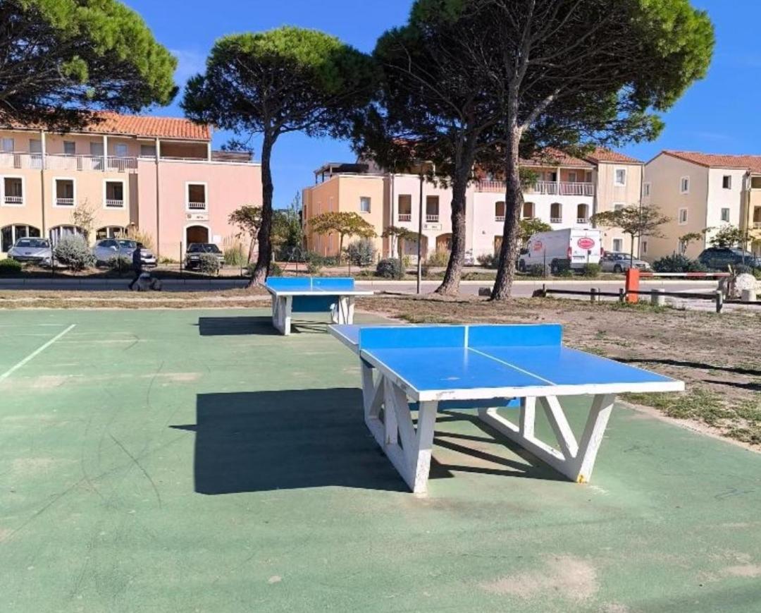 Appartement Cosy Sur La Presqu'Ile De Cap Coudalere Avec Piscine Ouverte Et Chauffee Ле Баркарес Экстерьер фото